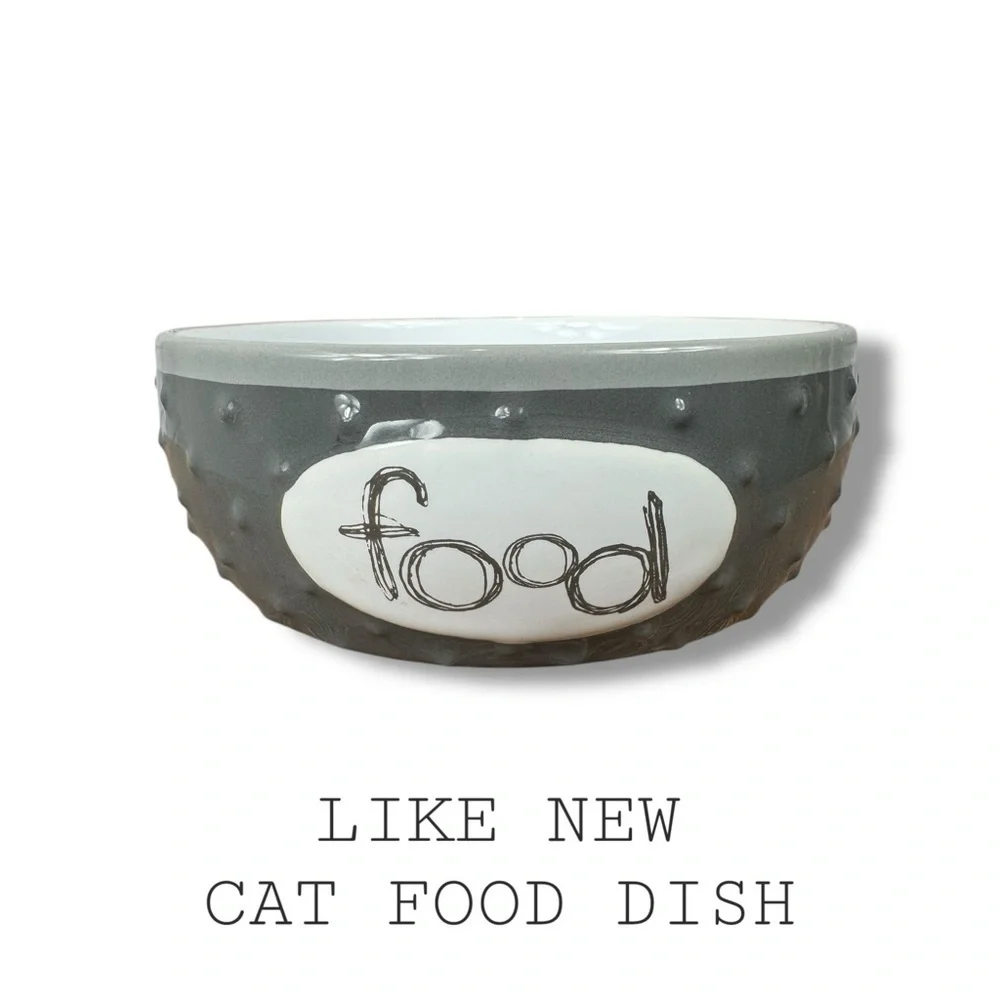 Cat Food Bowl - no chips!